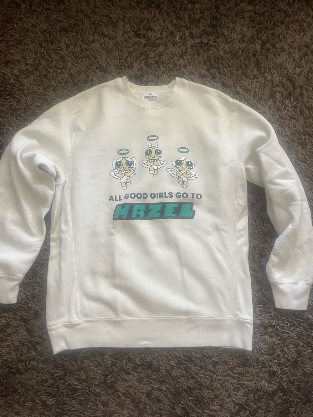 Hazel Graphic power puff girls Crewneck Sweatshirt